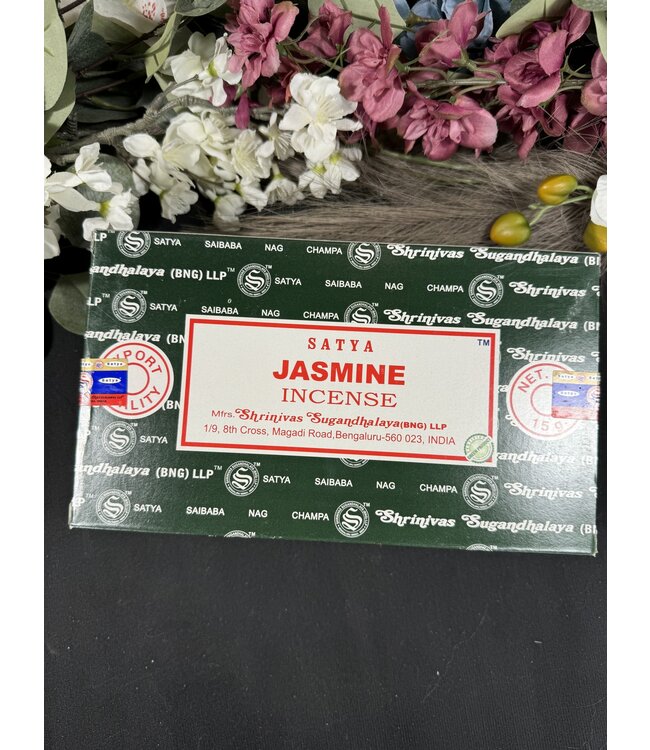 Jasmine Satya Incense Sticks - 12 boxes of 15gr pack