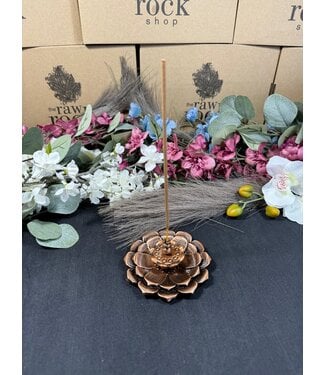 Bronze Multi Lotus Incense Stick Holder