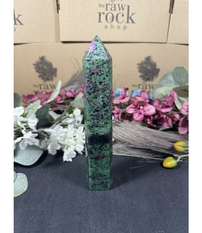 Ruby Zoisite Tower #9, 410gr