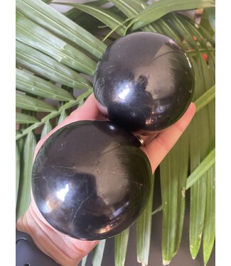 Black Tourmaline Sphere, 70-74mm