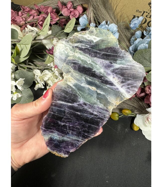 Watermelon Fluorite Slab #2, 320gr