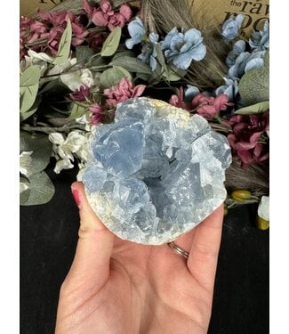 Raw Celestite, high quality, #85, 526gr