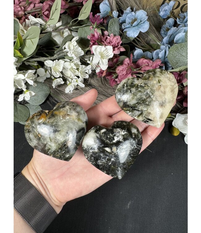 Seraphinite Heart, Size Large [125-149gr]