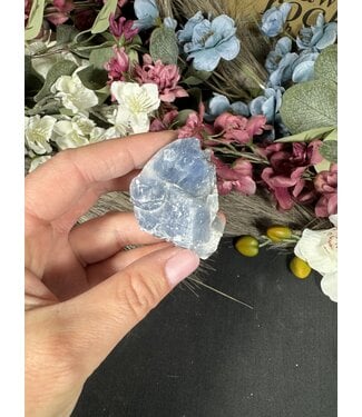 Raw Blue Calcite Specimen #31, 42gr