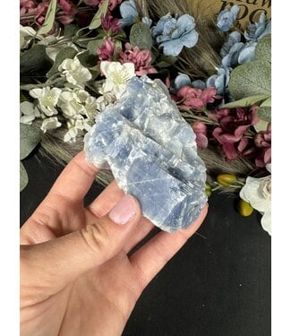 Raw Blue Calcite Specimen #36, 176gr