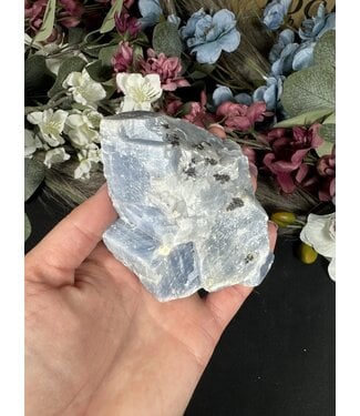 Raw Blue Calcite Specimen #46, 298gr