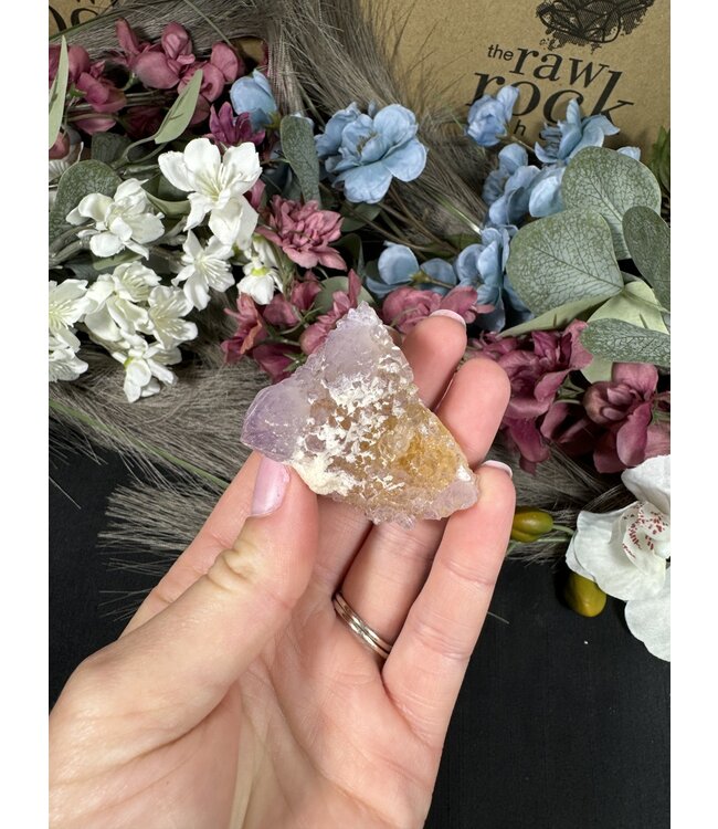 Amethyst Spirit Quartz with Limonite #14, 50gr