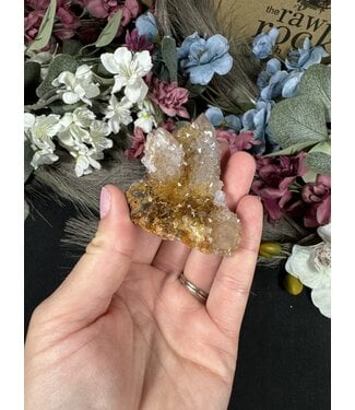 Amethyst Spirit Quartz with Limonite #17, 78gr