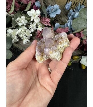 Amethyst Spirit Quartz with Limonite #18, 126gr