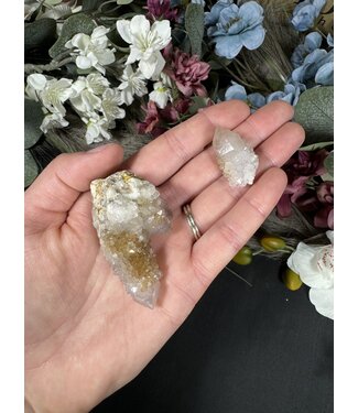 Smoky Lilac Spirit Quartz with Limonite #38, 54gr