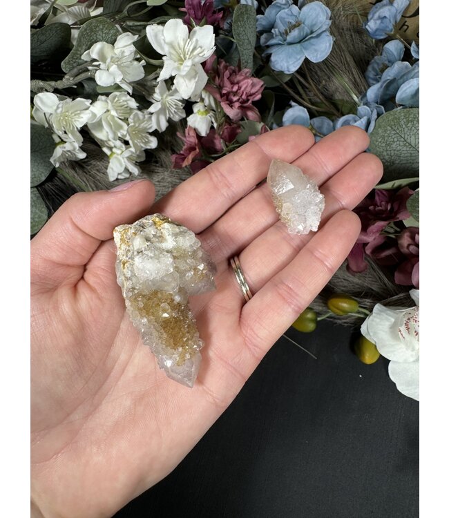 Smoky Lilac Spirit Quartz with Limonite #38, 54gr