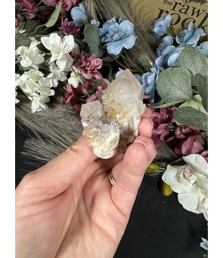 Smoky Lilac Spirit Quartz with Limonite #46, 78gr