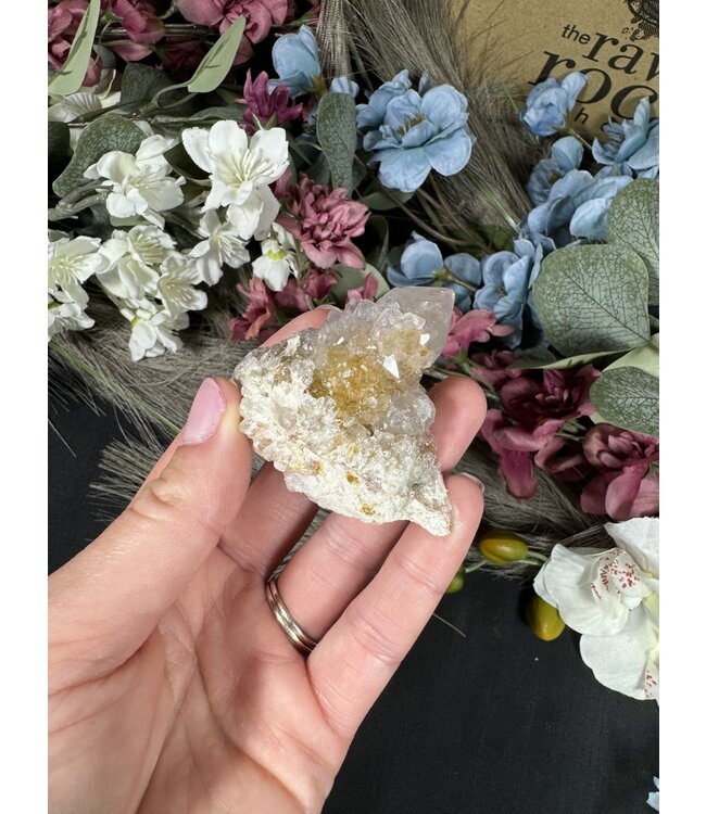 Smoky Lilac Spirit Quartz with Limonite #45, 64gr