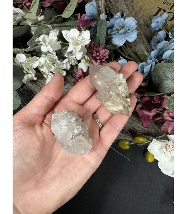 Smoky Lilac Spirit Quartz with Limonite #47, 104gr