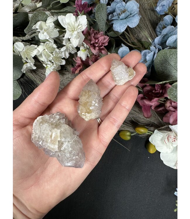 Smoky Lilac Spirit Quartz with Limonite #48, 94gr