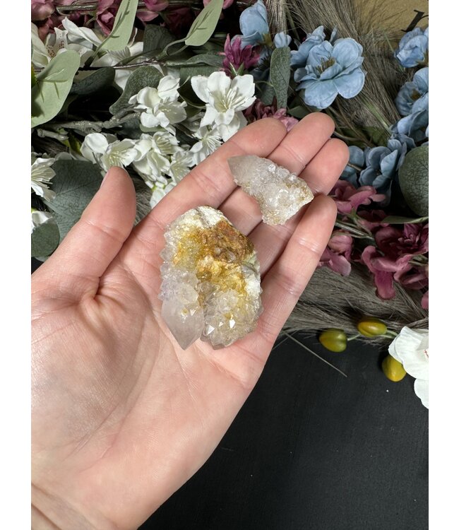 Smoky Lilac Spirit Quartz with Limonite #50, 78gr