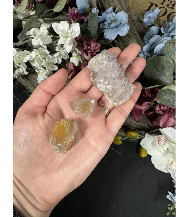 Smoky Lilac Spirit Quartz with Limonite #53, 90gr