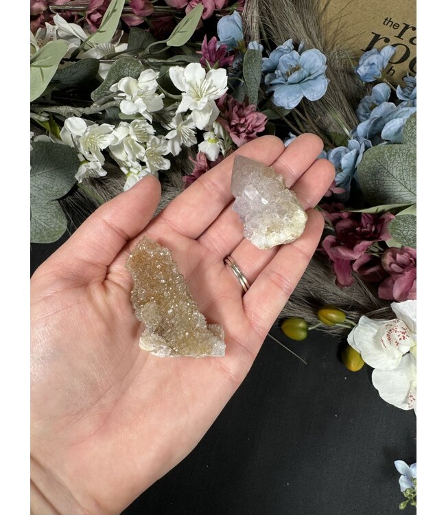 Smoky Lilac Spirit Quartz with Limonite #56, 64gr