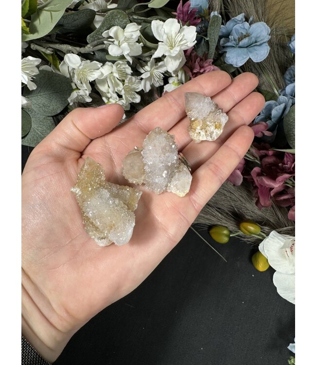 Smoky Lilac Spirit Quartz with Limonite #58, 82gr