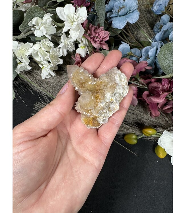 Smoky Lilac Spirit Quartz with Limonite #65, 74gr