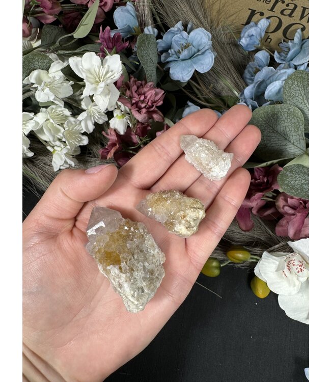 Smoky Lilac Spirit Quartz with Limonite #67, 90gr