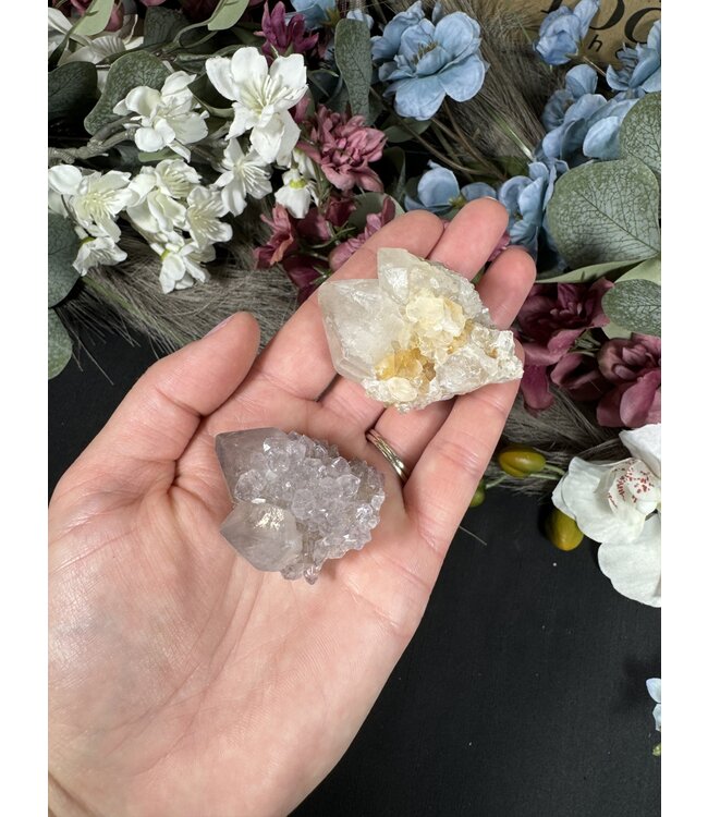 Smoky Lilac Spirit Quartz with Limonite #68, 106gr