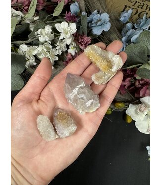 Smoky Lilac Spirit Quartz with Limonite #74, 94gr