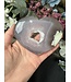 Agate Druzy Heart #13, 160gr