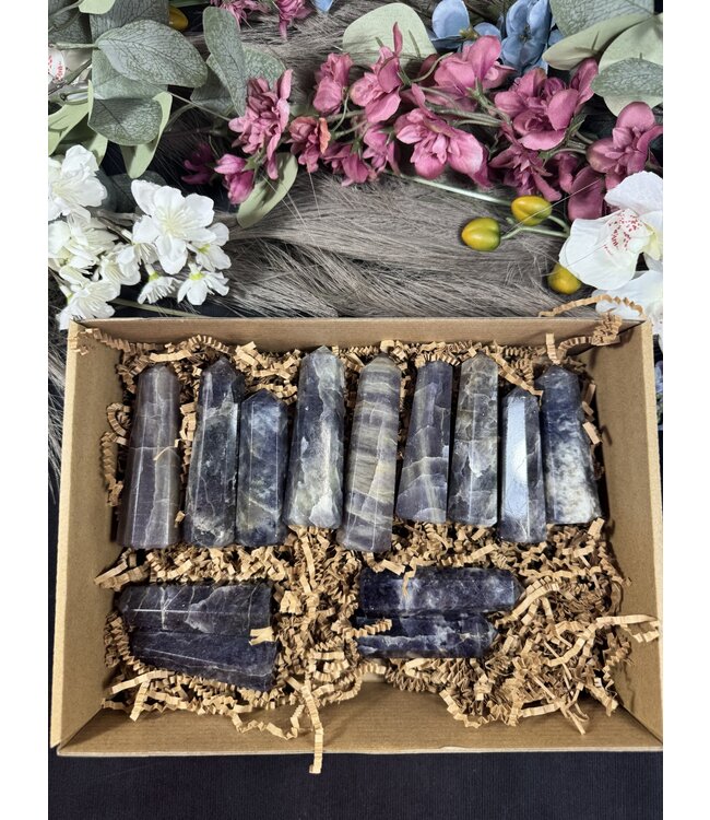Iolite Points 1KG bulk lot