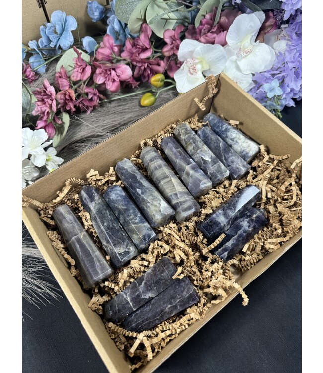 Iolite Points 1KG bulk lot