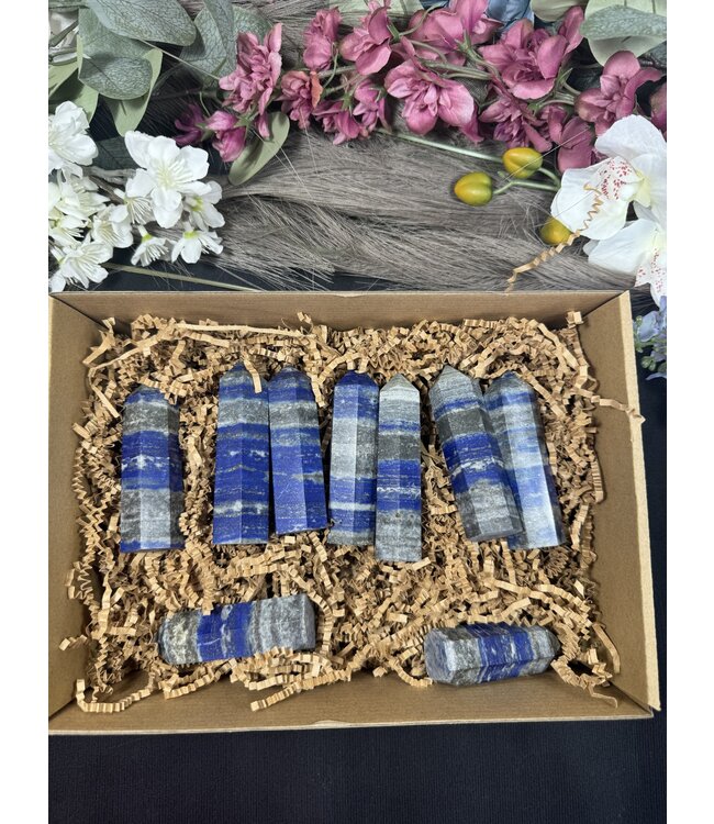 Lapis Lazuli Points 1KG bulk lot