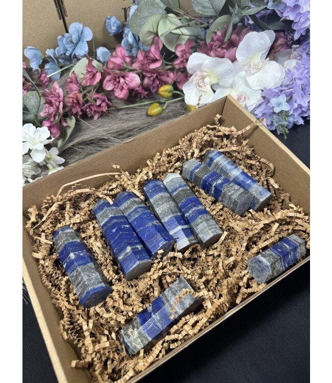 Lapis Lazuli Points 1KG bulk lot