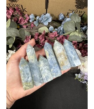 Blue Calcite Point, Size Medium [50-74gr]