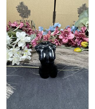 Black Obsidian Goddess Body #5, 126gr