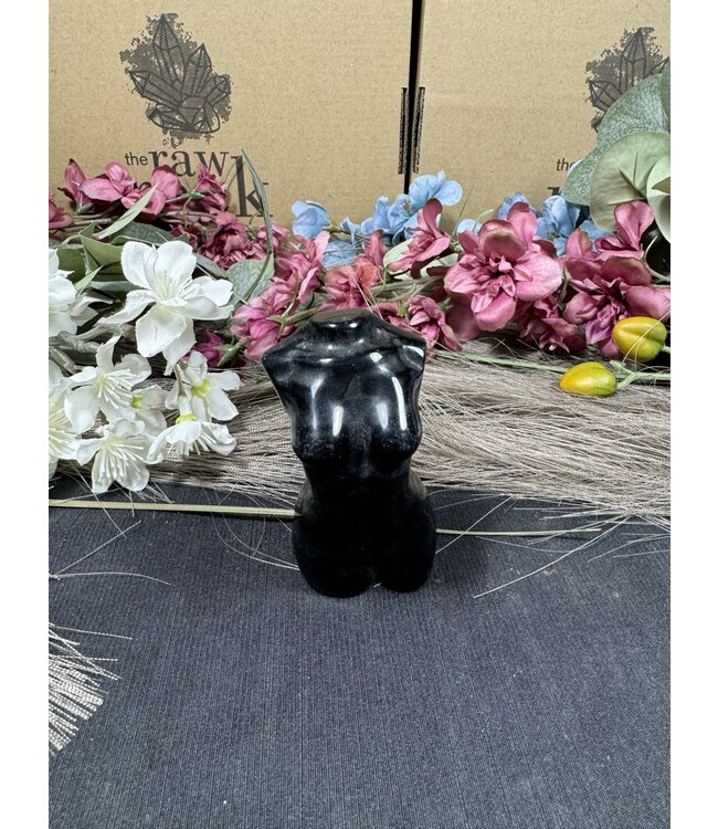 Black Obsidian Goddess Body #5, 126gr