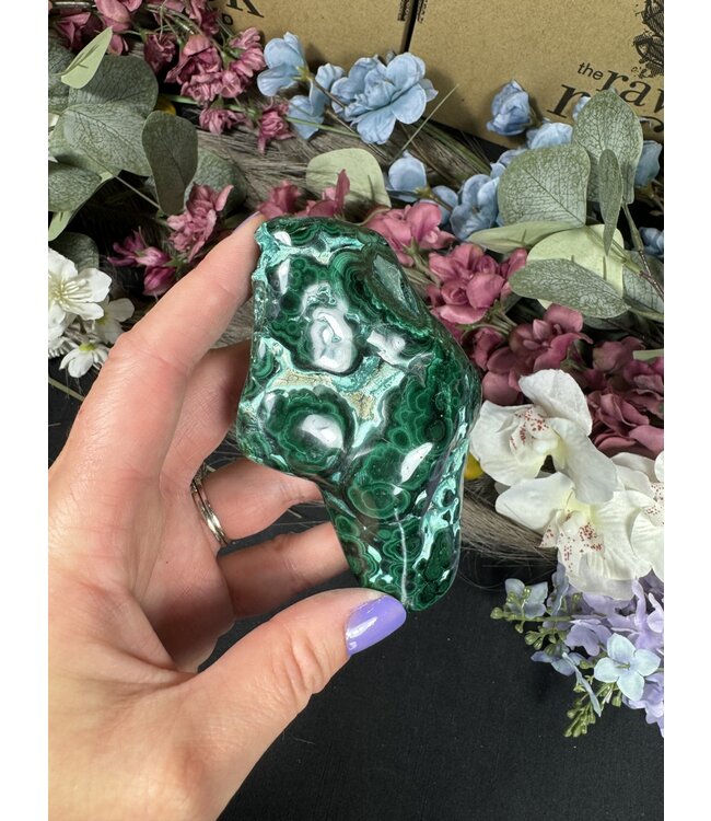 Polished Malachite #89, 224gr