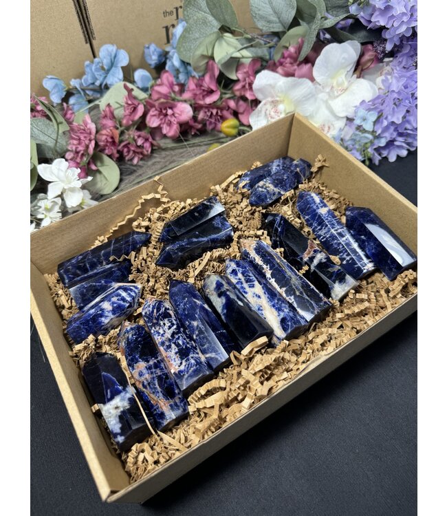 Sodalite Points 1KG bulk lot