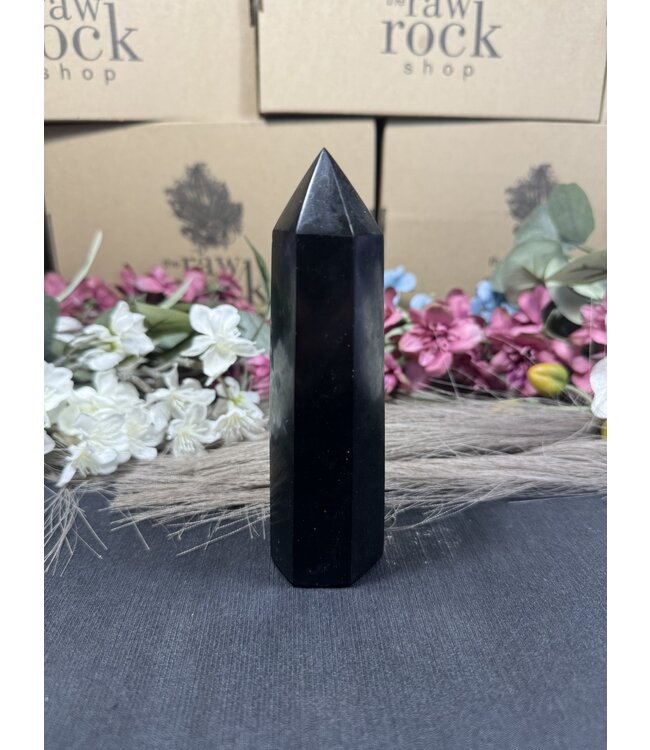 Black Tourmaline Tower #23, 348gr