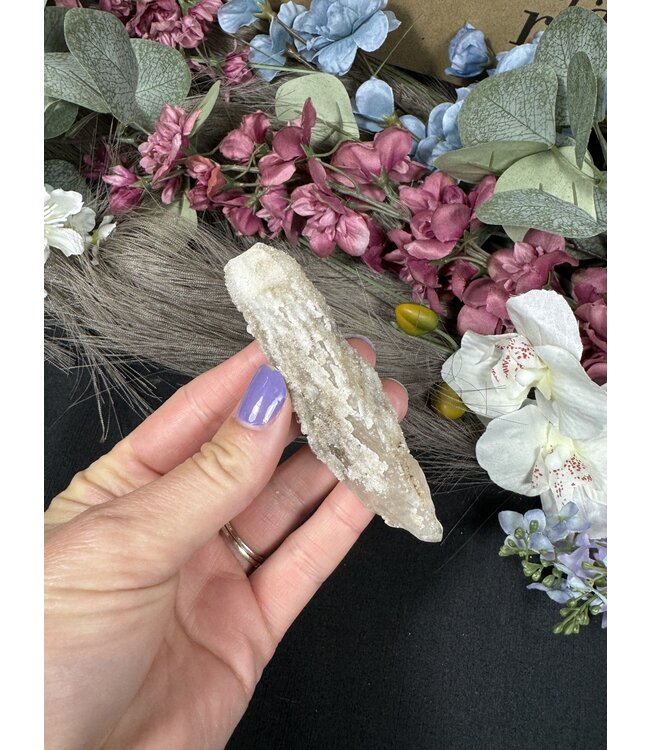 Druzy Quartz Calcite Specimen #3, 60gr
