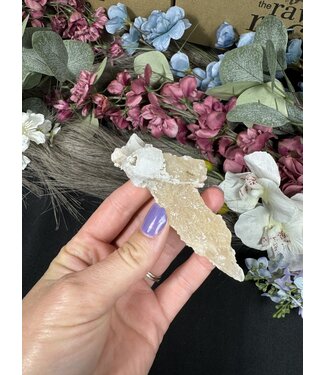 Druzy Quartz Calcite Specimen #7, 54gr