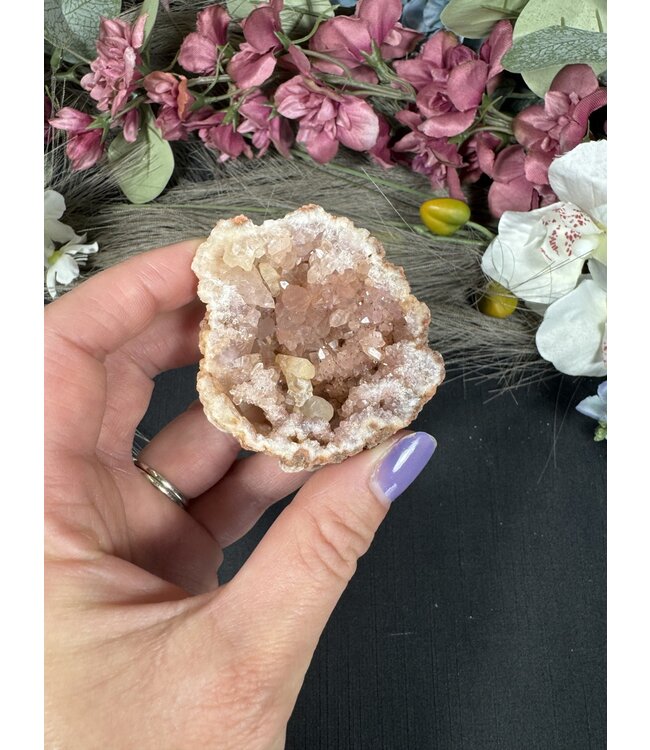 Pink Amethyst Geode Specimen #4, 76gr