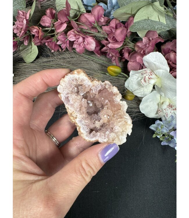 Pink Amethyst Geode Specimen #6, 70gr