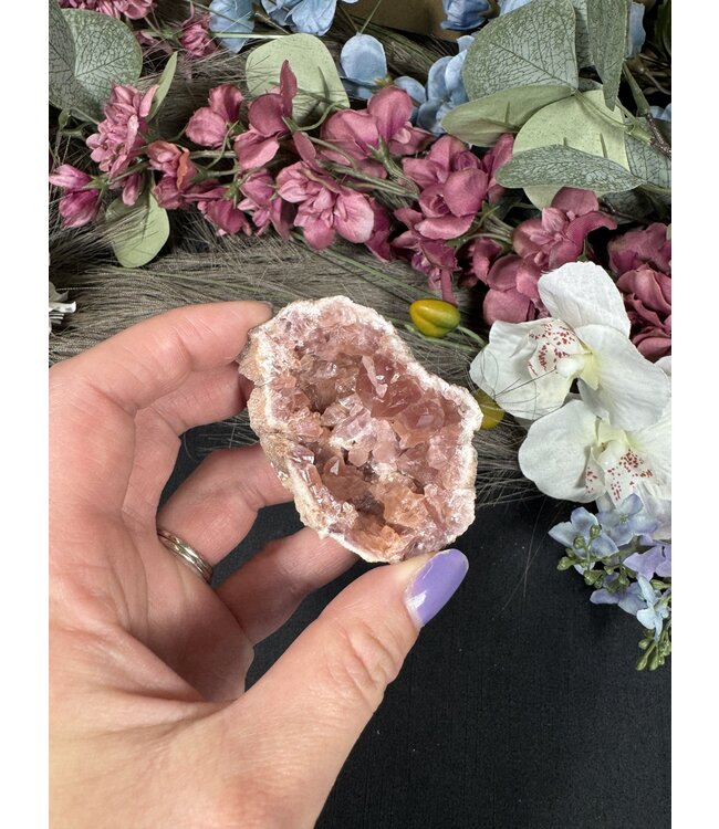 Pink Amethyst Geode Specimen #9, 58gr