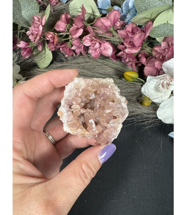 Pink Amethyst Geode Specimen #8, 72gr