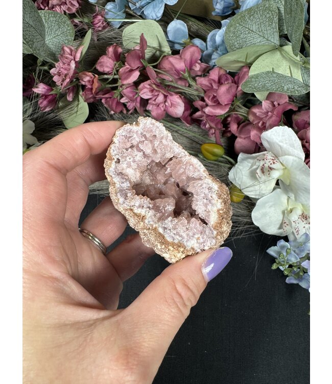 Pink Amethyst Geode Specimen #11, 110gr