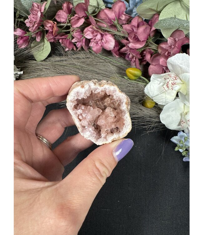 Pink Amethyst Geode Specimen #13, 50gr