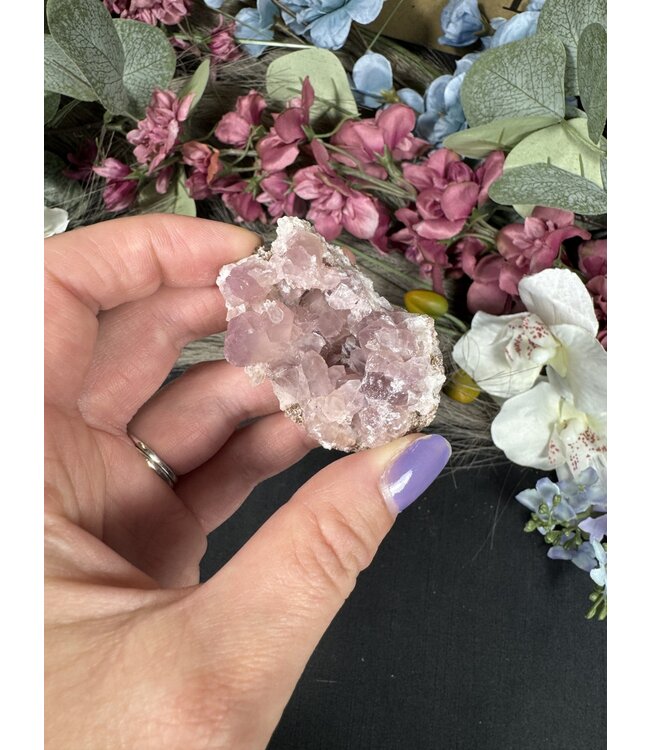 Pink Amethyst Geode Specimen #15, 50gr
