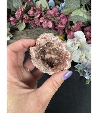 Pink Amethyst Geode Specimen #17, 112gr