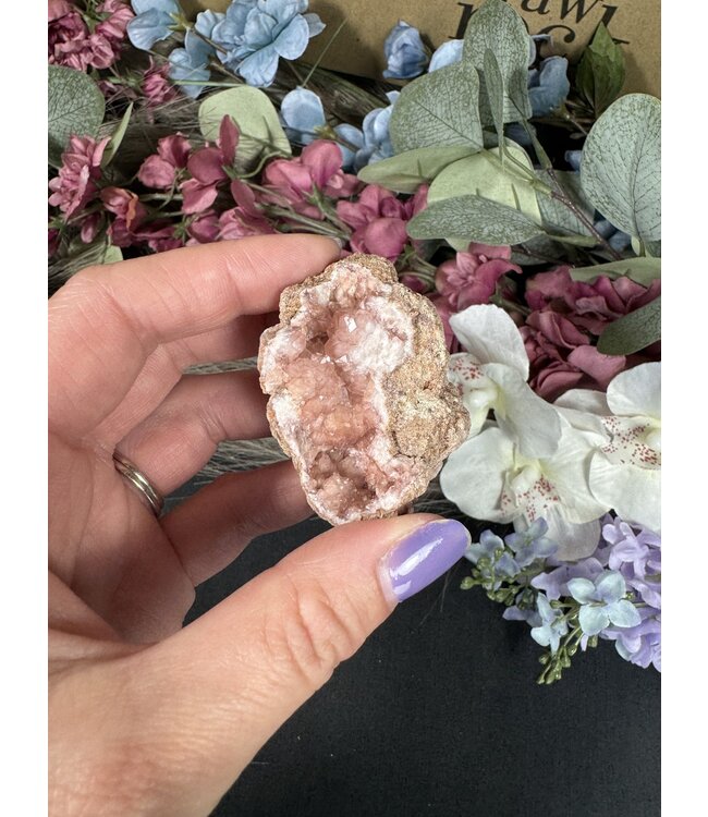 Pink Amethyst Geode Specimen #18, 42gr