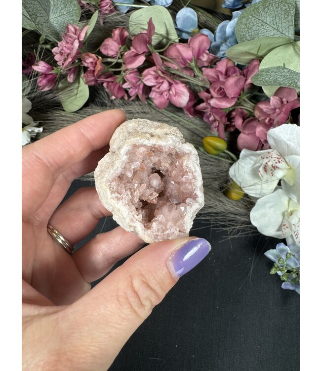 Pink Amethyst Geode Specimen #19, 66gr